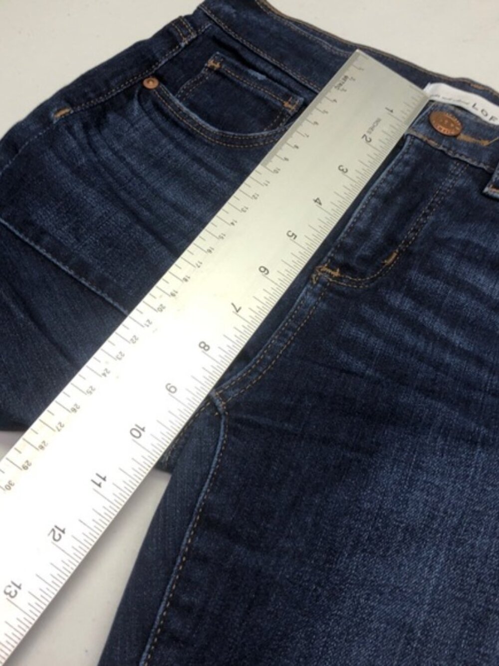 LIKE NEW LOFT HIGH-RISE SKINNY JEANS 0/25x27 ⭐️ - Picture 10 of 14